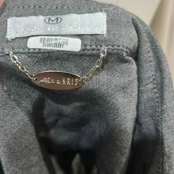 ALI & KRIS GRAY LONG SLEEVE TUNIC - Picture 5 of 5